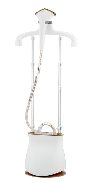 Mega Garment Steamer Twin Pole, 2400Watts, White - HJ-3200