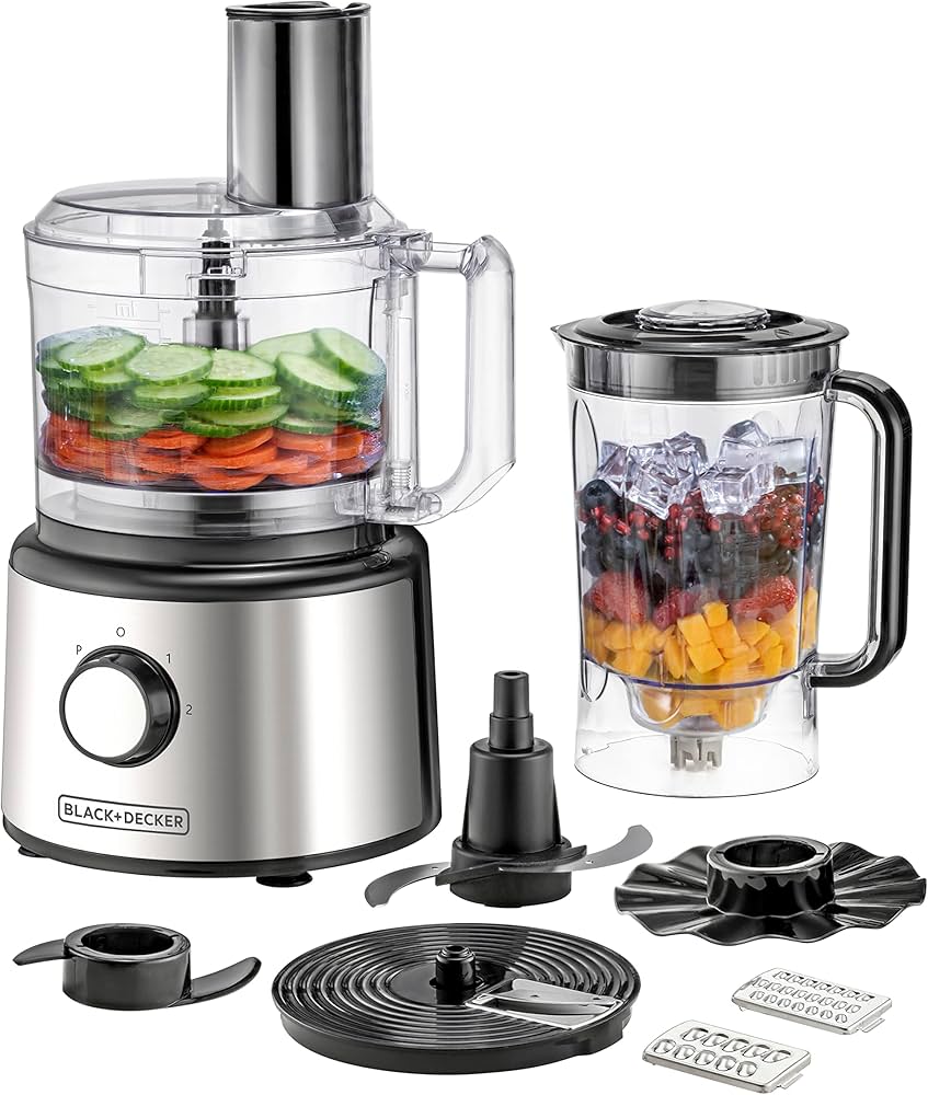 Black & Decker Food Processor, 750Watts, Black - FX775-B5