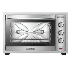 Black & Decker Electric Toaster Oven, 62Lit, Silver - TRO62RDG-B5