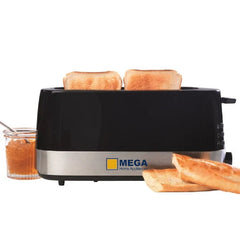 Mega Toaster 1 Slice, 750Watts, Black - TA4401-GS
