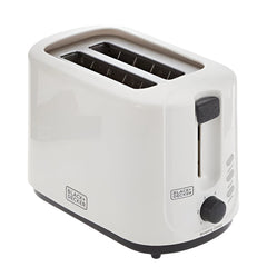 Black & Decker Toaster 2 Slice, 750Watts, White - ET125-B5