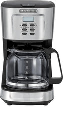 Black & Decker Coffee Maker, 12Cup, 900Watts, Black / Silver - DCM85-B5