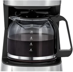 Black & Decker Coffee Maker, 12Cup, 900Watts, Black / Silver - DCM85-B5