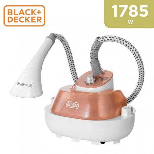 Black & Decker Manual Garment Steamer,1785 Watts, White - GSTM2050-B5