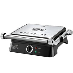 Black & Decker Grill, 1400Watts, Stainless Steel - CG1400-B5