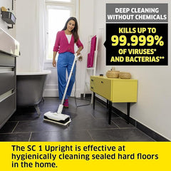 Karcher Upright Steam Cleaner White Self Standing 1300W