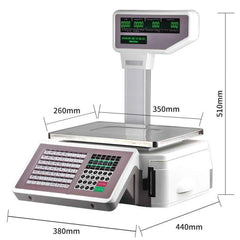 Electronic Barcode Label Printing Scales TM-A20B With Receipt Printer
