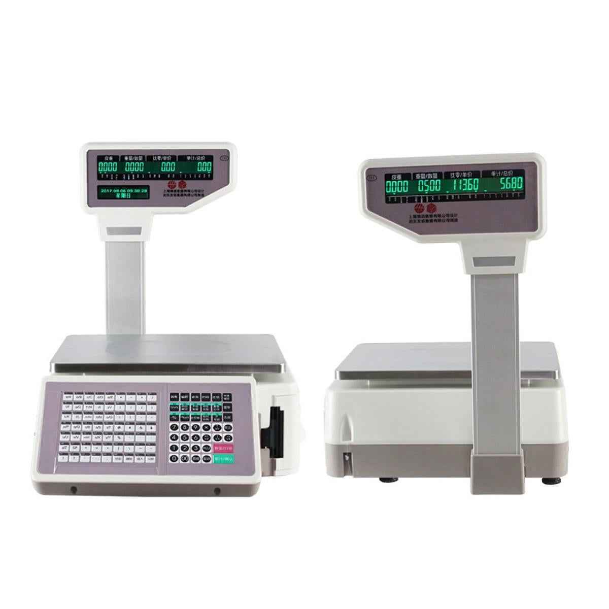 Nvk Electronic Barcode Label Printing Scales TM - A20B with Receipt Printer with point of