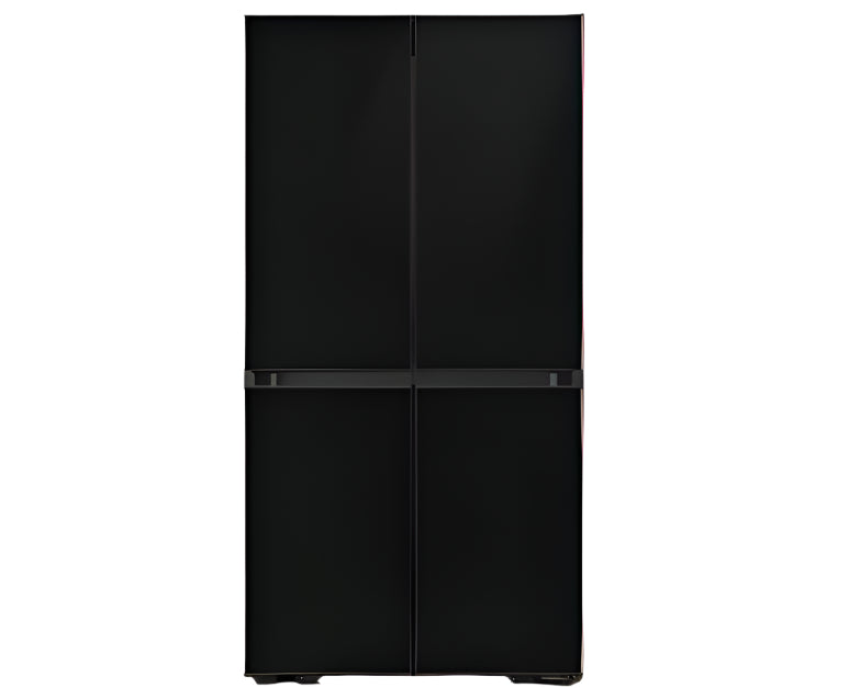 Samsung BESPOKE T Style Side by Side Refrigerator, 602Lit, Black Glass French Door - RF65DB90B022LV