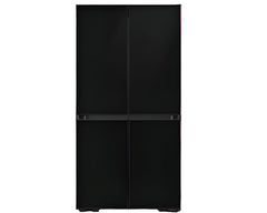 Samsung BESPOKE T Style Side by Side Refrigerator, 602Lit, Black Glass French Door - RF65DB90B022LV