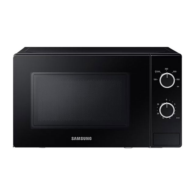 Samsung Solo Microwave, Full Glass Door, 20Lit, Black - MS20A3010AL