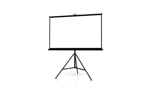 Tripod Projector Screen (210cmx150cm), monitor