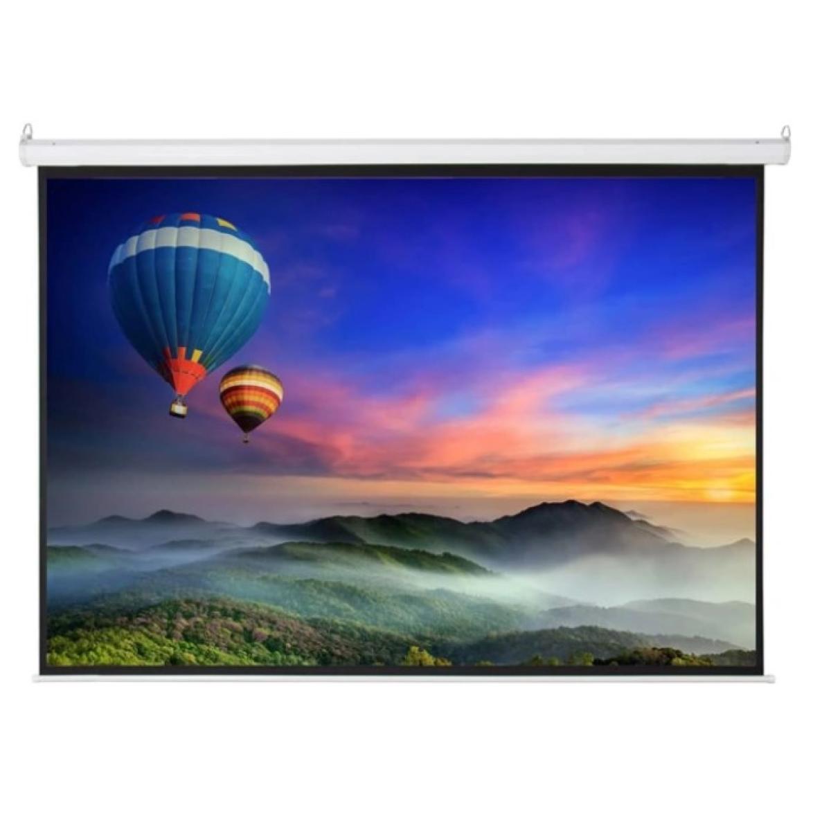 HAING SCREEN - 3 meter - 3 meter - R Electric Projector Screen White Steel Case 341*14*13cm