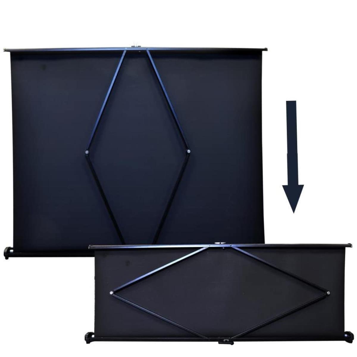 NO - Brand Projector Screen (1mX 75cm) Manual Portable, monitor