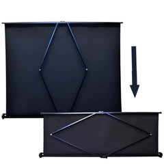 NO - Brand Projector Screen (1mX 75cm) Manual Portable, monitor