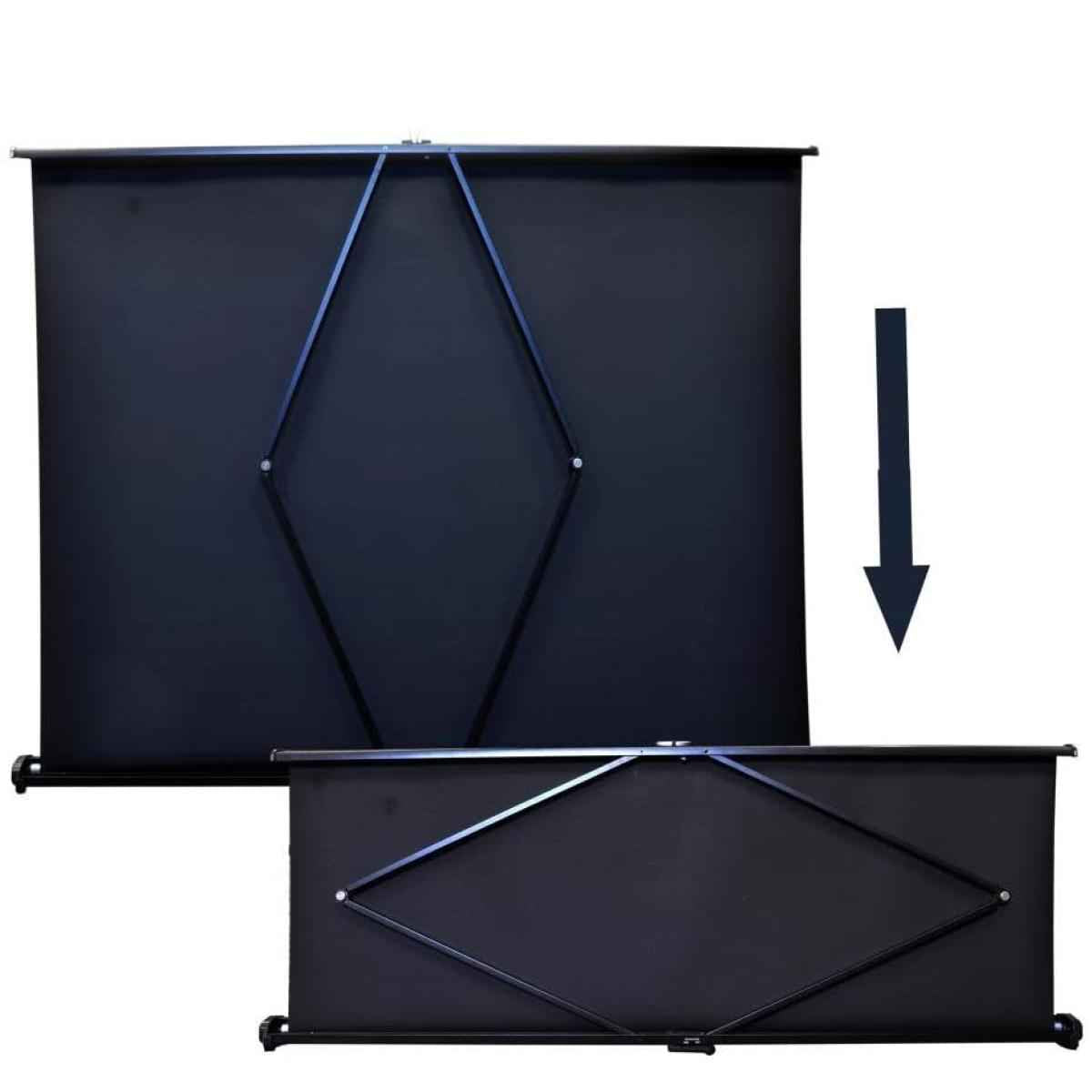 NO - Brand Projector Screen (1mX 75cm) Manual Portable, monitor