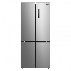 Samix Refrigerator Side by Sie A+, 485Lit, No Frost, Silver - SNK-493WS