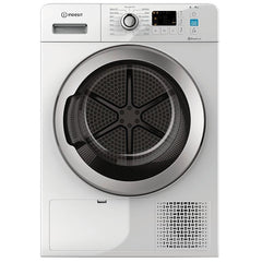 Indesit Condenser Dryer Push & Go A+, 9KG, 14Programs, White - YT M10 91SR GCC