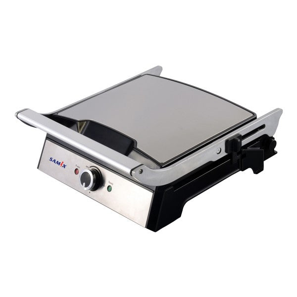 Samix Toaster (Press Grill), Variable Temperature Control, 2000Watts, Silver & Black - SNK-137B