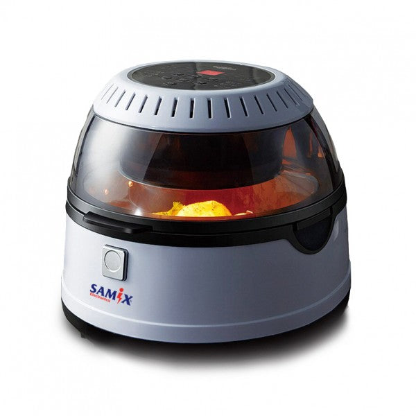 Samix Air Fryer LED Display, 13Lit, 1200Watts, White - 10-29-005