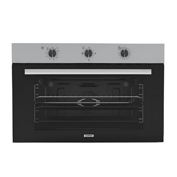 Luxell Built in Oven, 90Cm, Steel & Black - A9-GGF-90MT