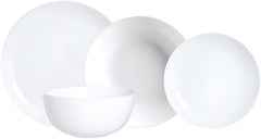 Luminarc Temp DIWALI, 19Pcs Dinner Set, White - P6006