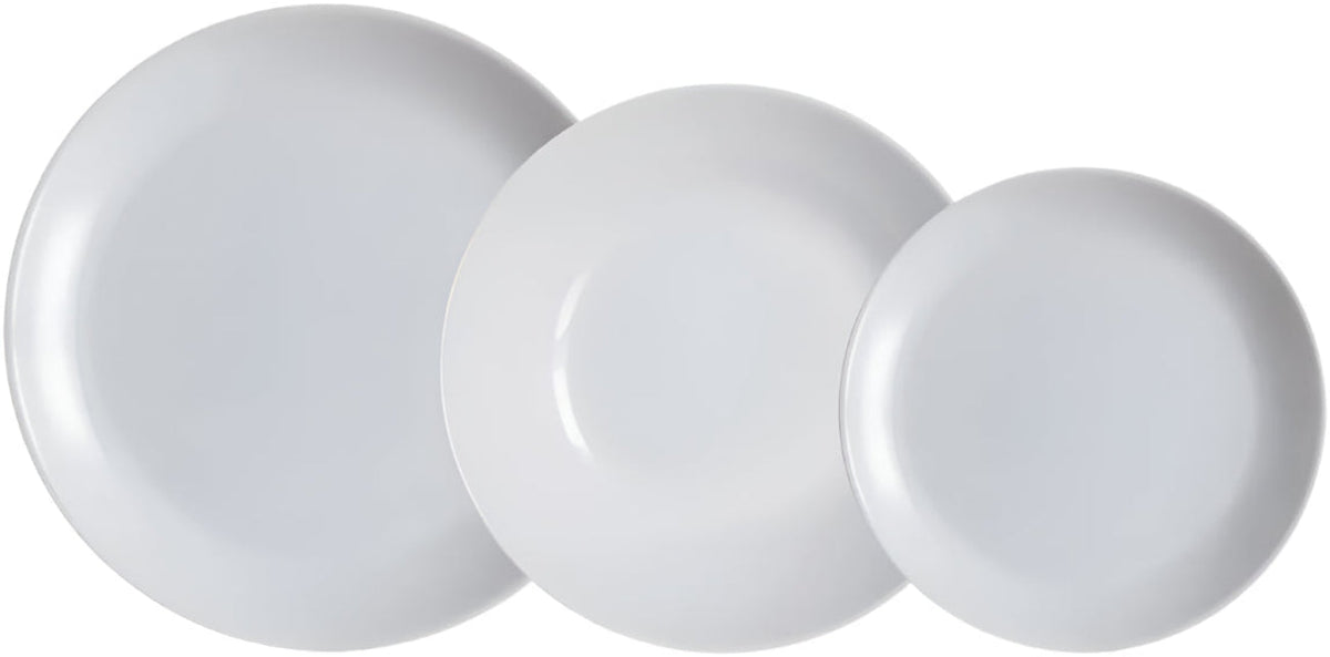 Luminarc Temp DIWALI, 26Pcs Dinner Set, White - P6515