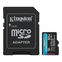 Kingston 64GB microSDXC Canvas Go Plus 200MB/s Read