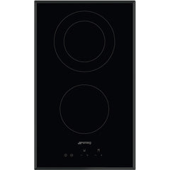 Smeg SE332EB Stove, 30 Cm, Black