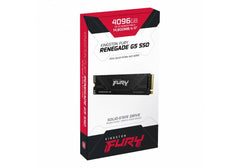 Kingston Fury Renegade G5 4096GB NVMe SSD | PCIe 5.0 M.2 2280 | Up to 14,800MB/s | SFYR2S/4T0