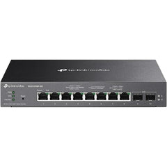 TP - Link SG2210XMP - M2 - Omada Multi - Gigabit Network Switch, 8 - Port 2.5G PoE+ ports, 160W and 2 - Port 10GE SFP+ Smart Switch
