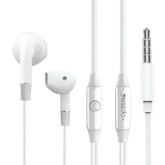 Yesido Hifi Earphone, White - YH30