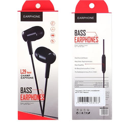 L29 Stereo Earphone, Black
