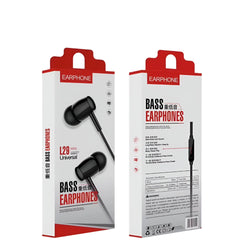 L29 Stereo Earphone, Black