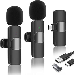 Dual Wireless Microphone K9, For Iphone & iPad - K9 DUAL
