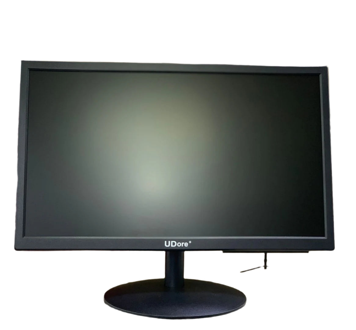 Udore LED Monitor 18.5Inch, Brighter Display with High Contrast Ratio - UD-18.5