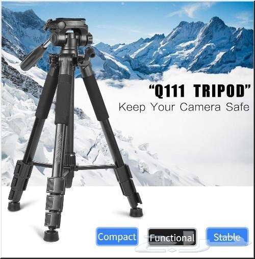 AGTC Q111 Camera Tripod 1.6m – Black