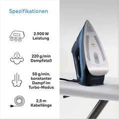 Braun Iron EloxalPlus with FreeGlide 3D Technology 3000 W