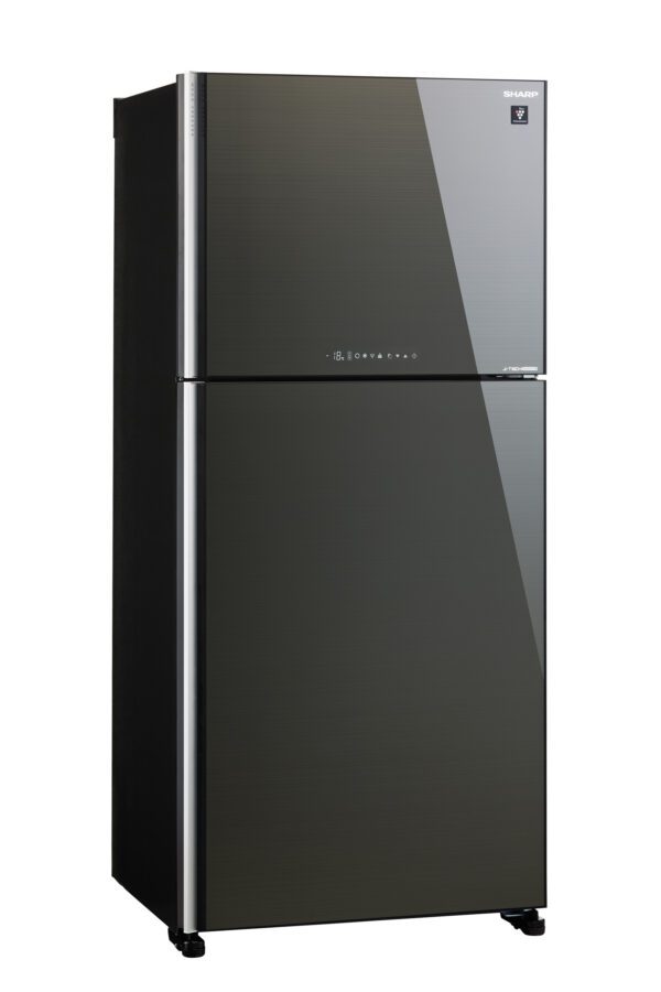 Sharp J-Tech Inverter Refrigerator 637 L Glass Dark Silver