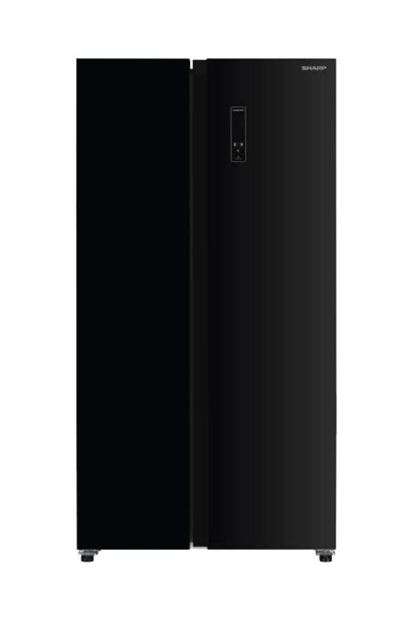 Sharp Side by Side Refrigerator 815 Liter Glass Black