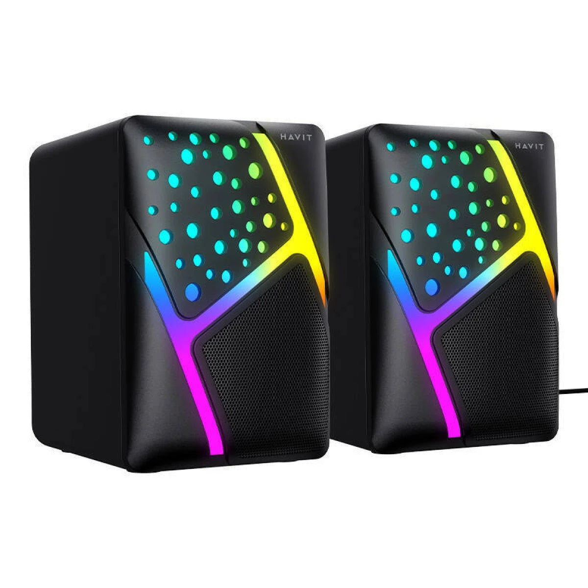 HAVIT SK763 2.0 RGB USB Black Speaker HAVIT SK763 2.0 RGB USB Black Speaker