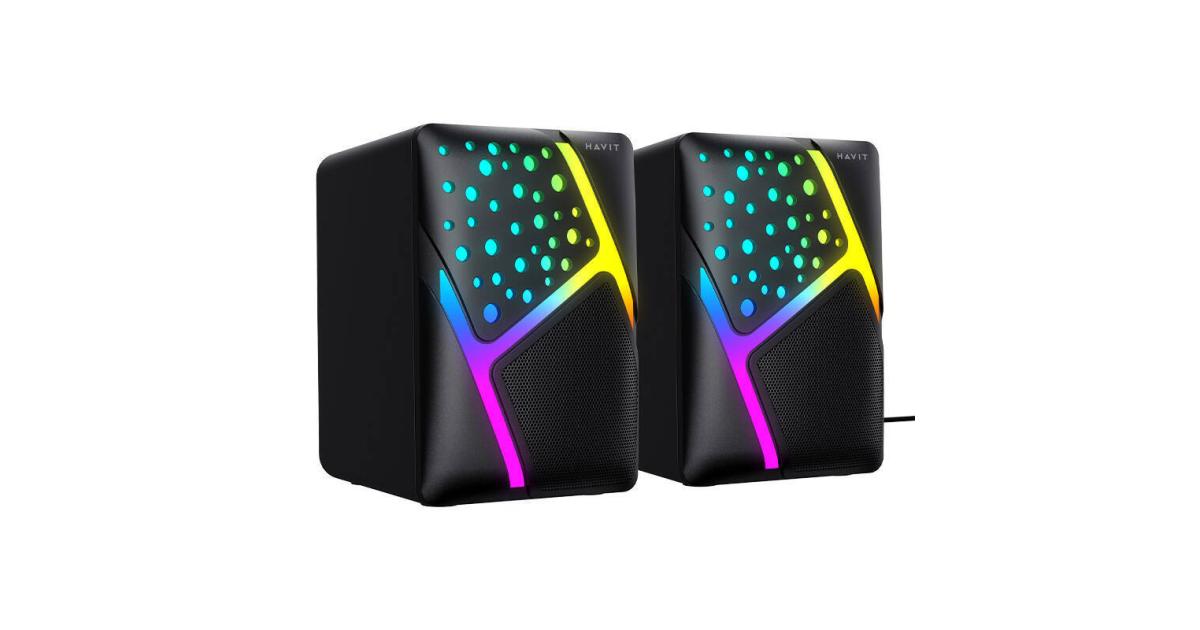 Havit HV-SK763 2.0 RGB USB Black Speaker