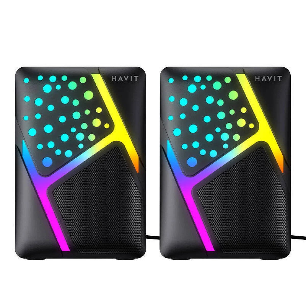 HAVIT SK763 2.0 RGB USB Black Speaker HAVIT SK763 2.0 RGB USB Black Speaker