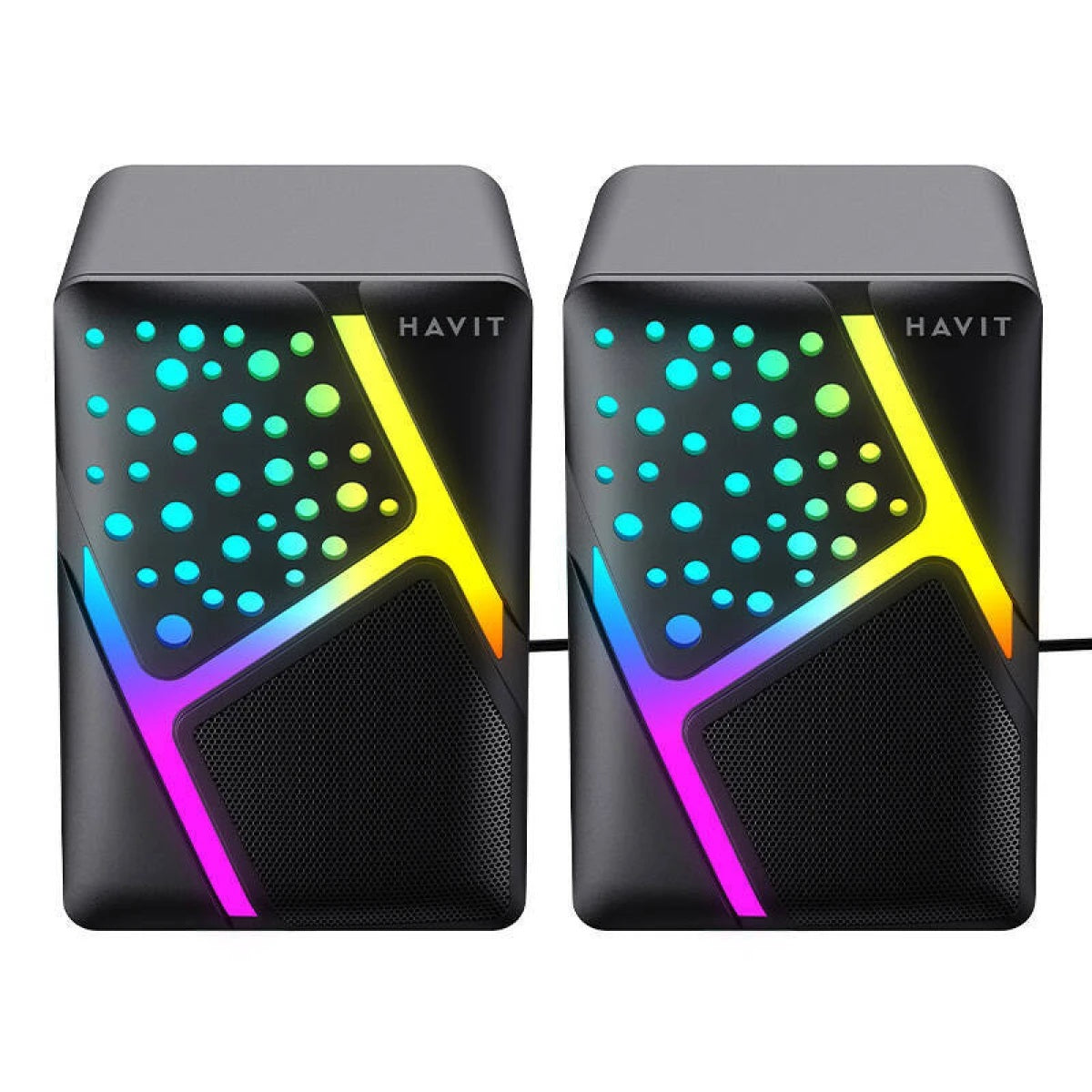 HAVIT SK763 2.0 RGB USB Black Speaker HAVIT SK763 2.0 RGB USB Black Speaker