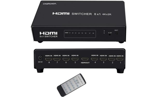 Hdmi Selector 8 In 1 Out 4k