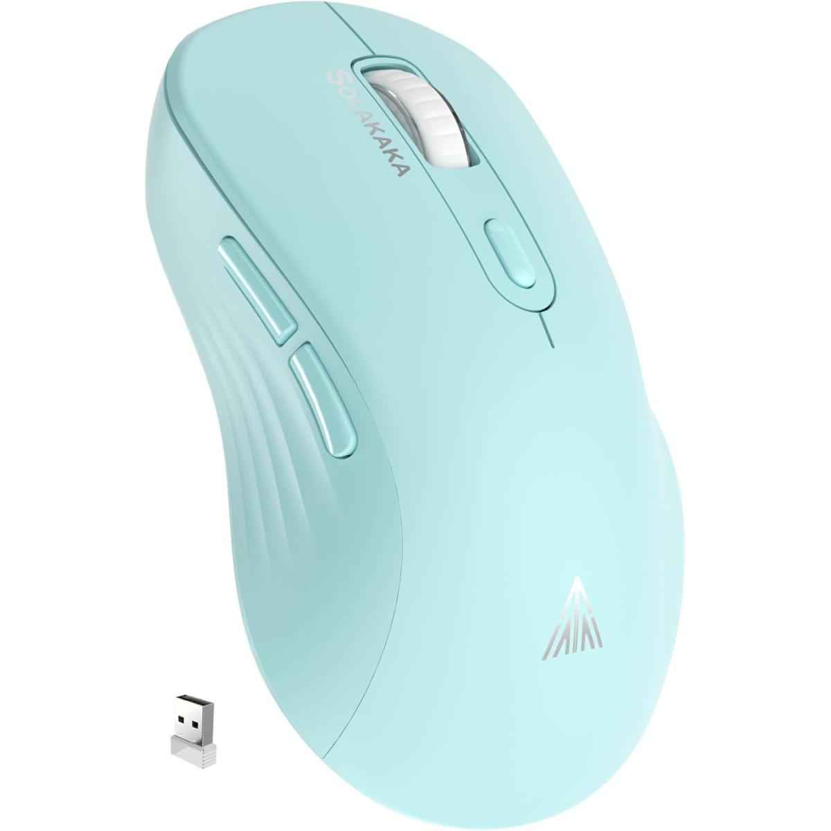 SOLAKAKA SM66 Dual Mode Wireless Gaming Mouse -Green