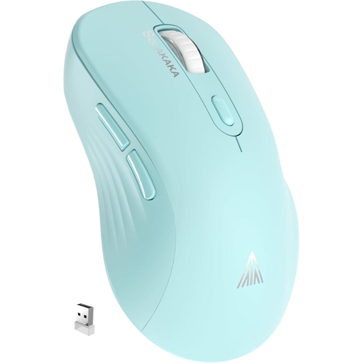 SOLAKAKA SM66 Dual Mode Wireless Gaming Mouse -Green