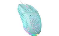 Solakaka Sm900 Wired Gaming Mouse With Honeycomb Shell Usb Green