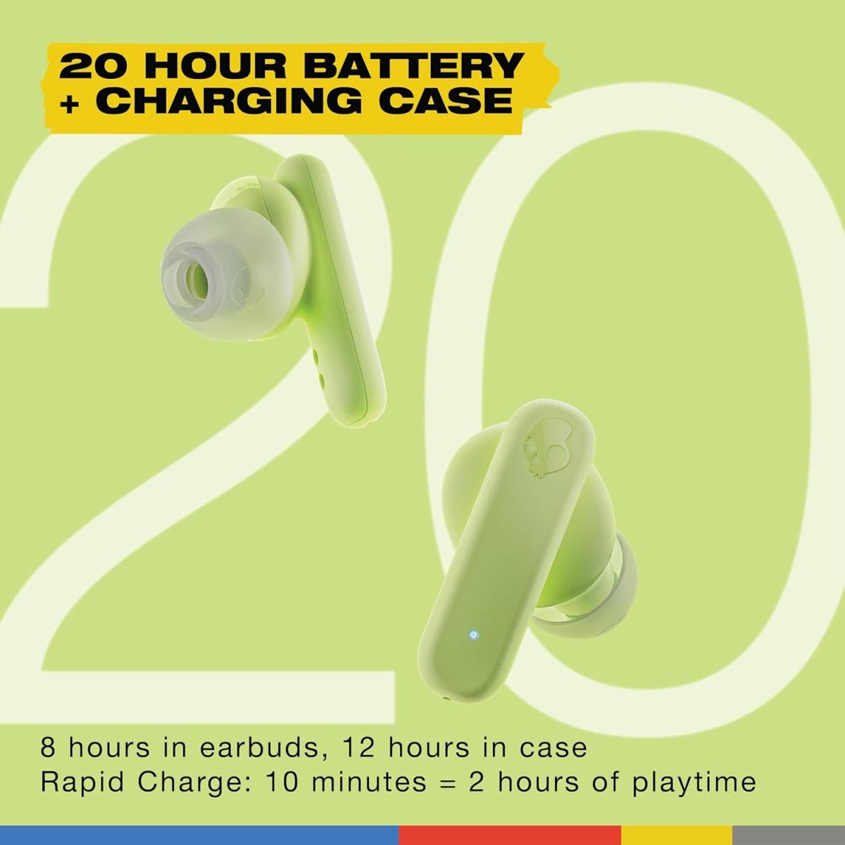 Skullcandy Smokin Buds Wireless Earbuds, headset