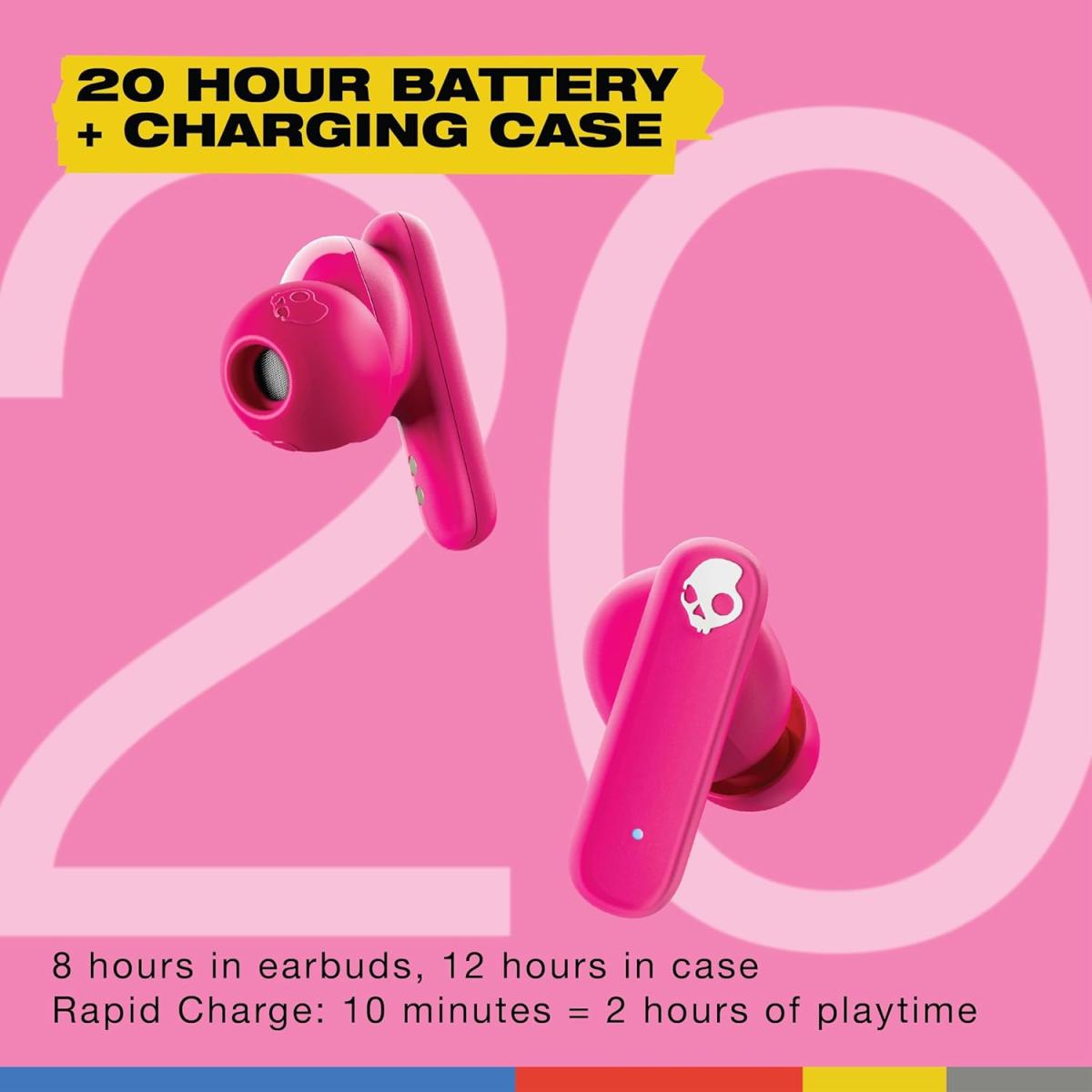 Skullcandy Smokin Buds Wireless Earbuds, headset